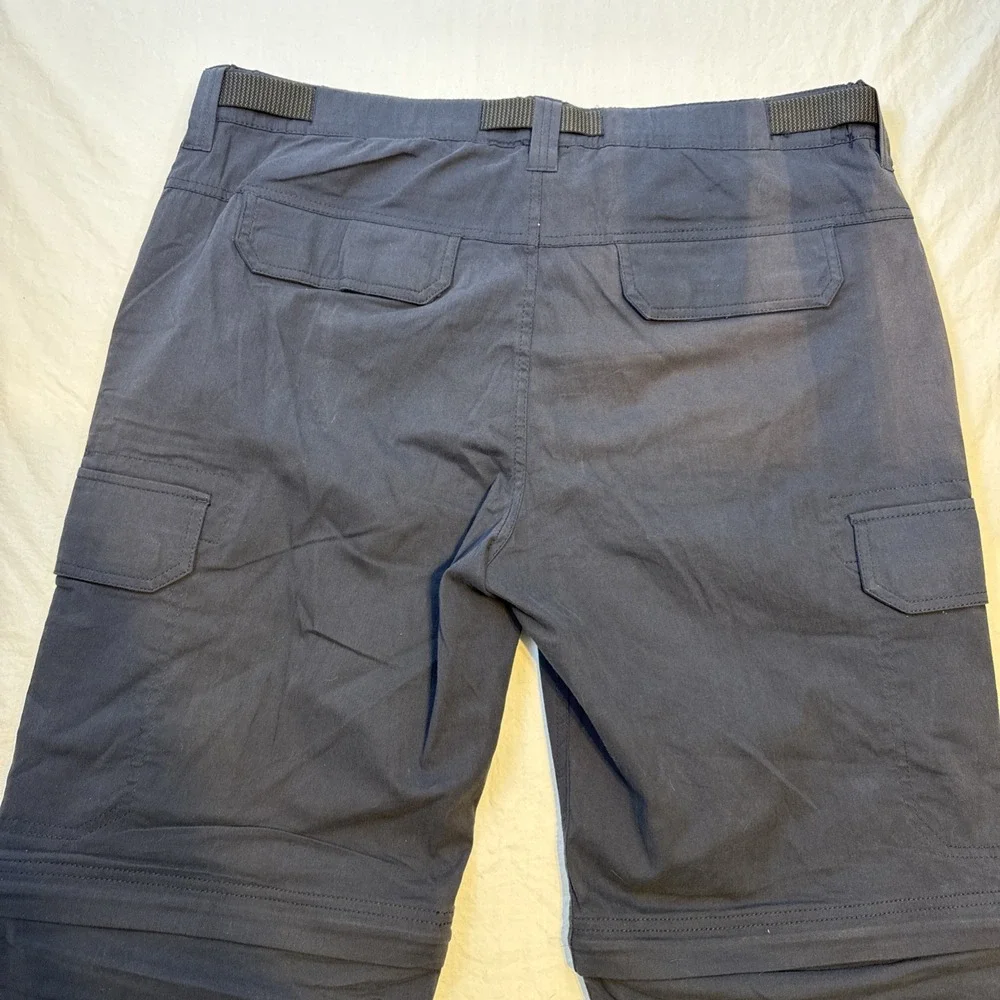 The BC Clothing Company Convertible Cargo Mens Pants Size XL 38x34 Hiking
